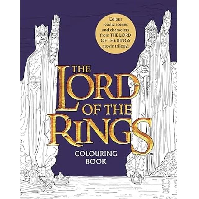 Lord of the rings movie trilogy colouring book