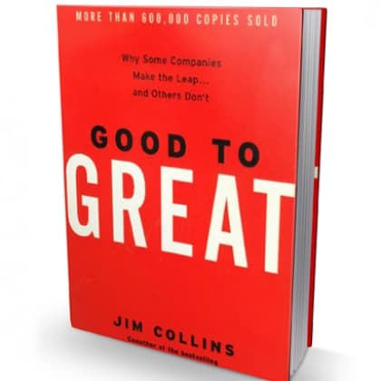 GOOD TO GREAT Why Some Companies Make the Leap... And Others Don't (hard cover)