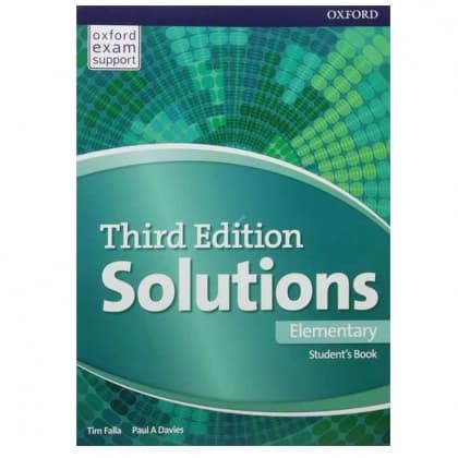 Solutions. Elementary - Student's book (+Workbook) (Third edition) (A5)