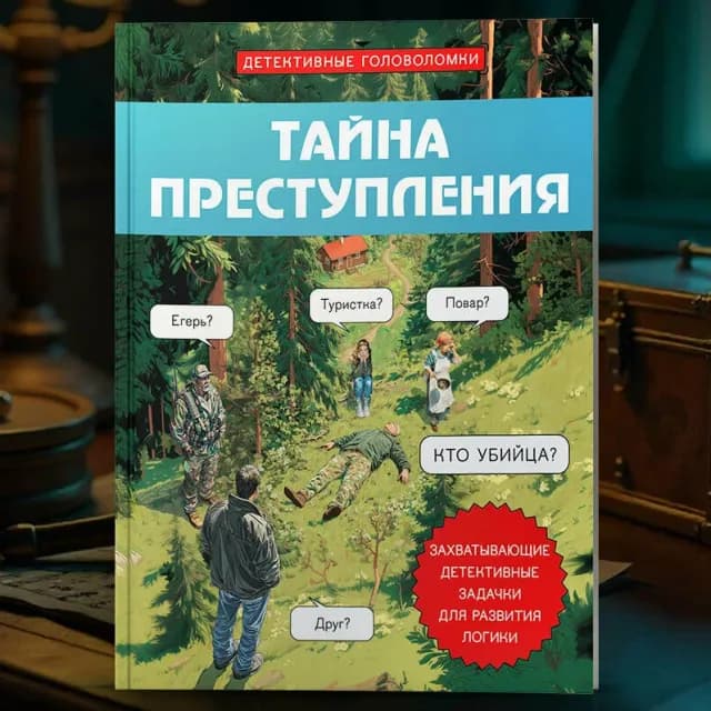 Тайна преступления. Захватывающие детективные задачки для развития логики