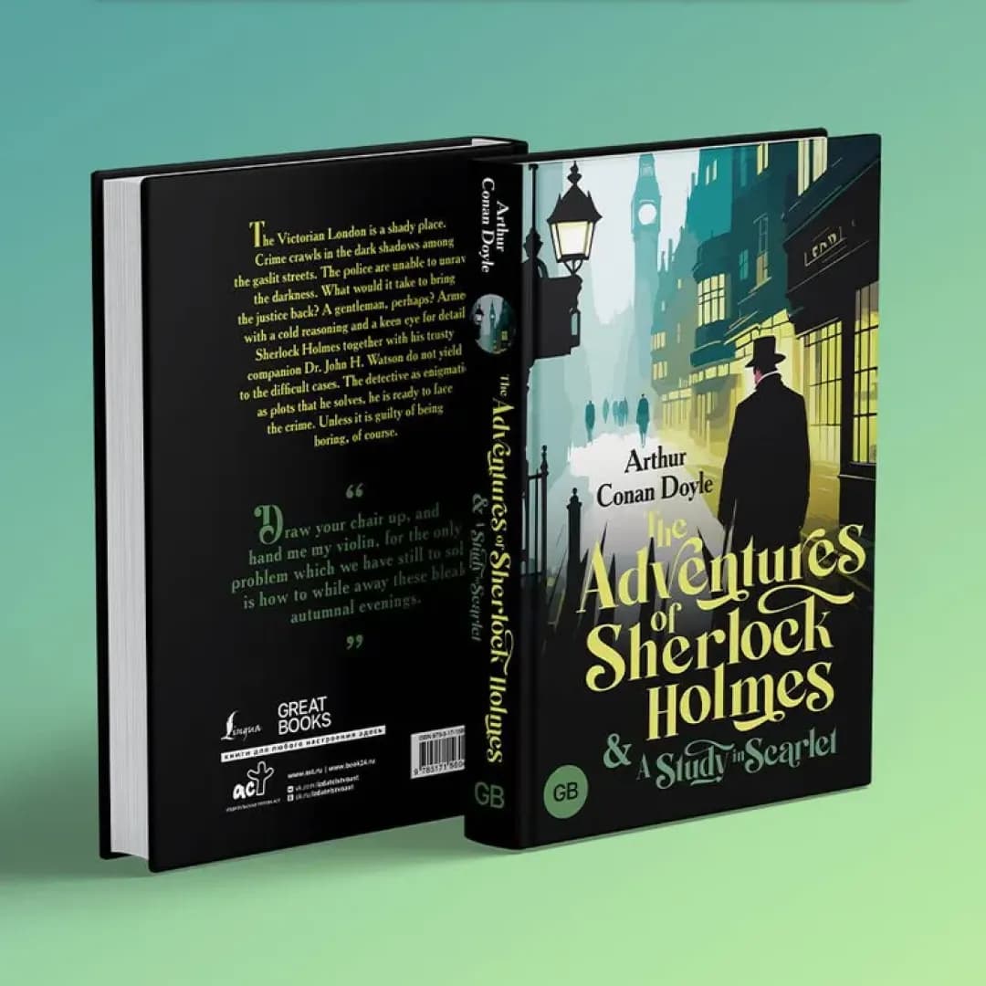 The adventures of Sherlock Holmes & Study in Scarlet
