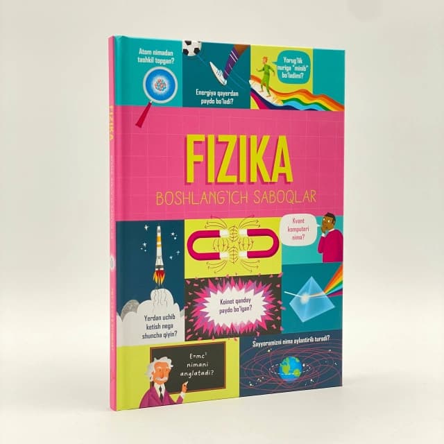 Fizika: boshlang'ich saboqlar kitobining muqovasi