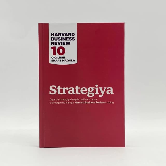 Harvard Business Review 10 O'qilishi shart maqola: Strategiya kitobining muqovasi