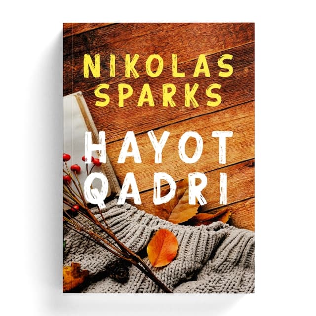 Hayot qadri kitobining muqovasi