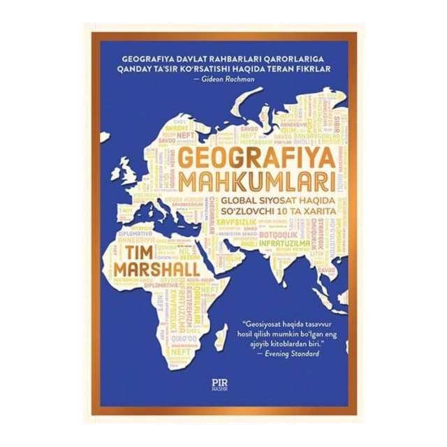 Geografiya mahkumlari kitobining muqovasi