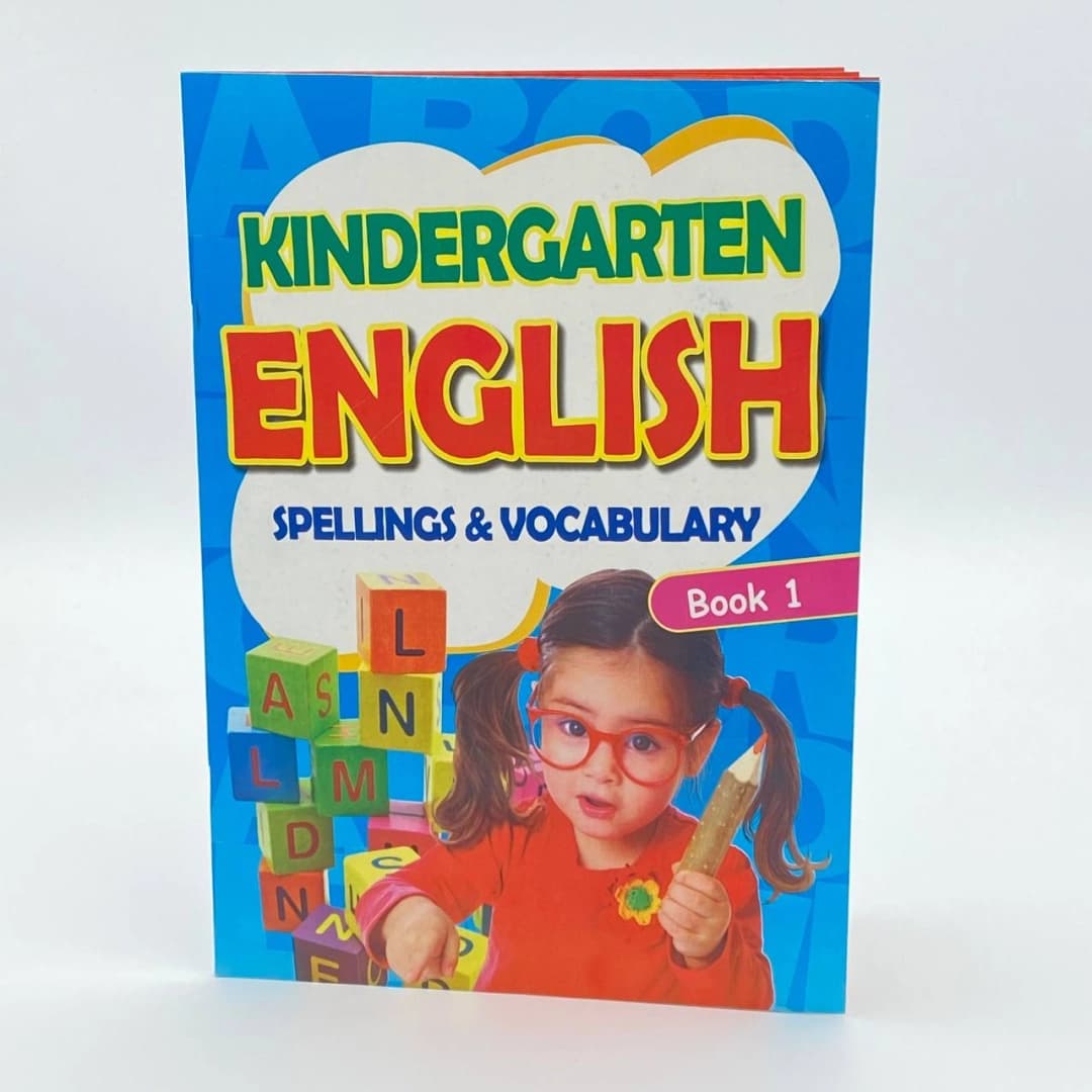 Kindergarten English, Spelling & Vocabulary Book 1
