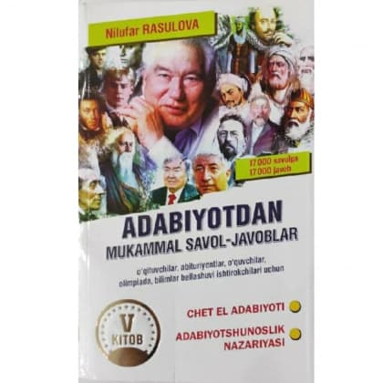 Adabiyotdan mukammal savol-javoblar 5-kitob