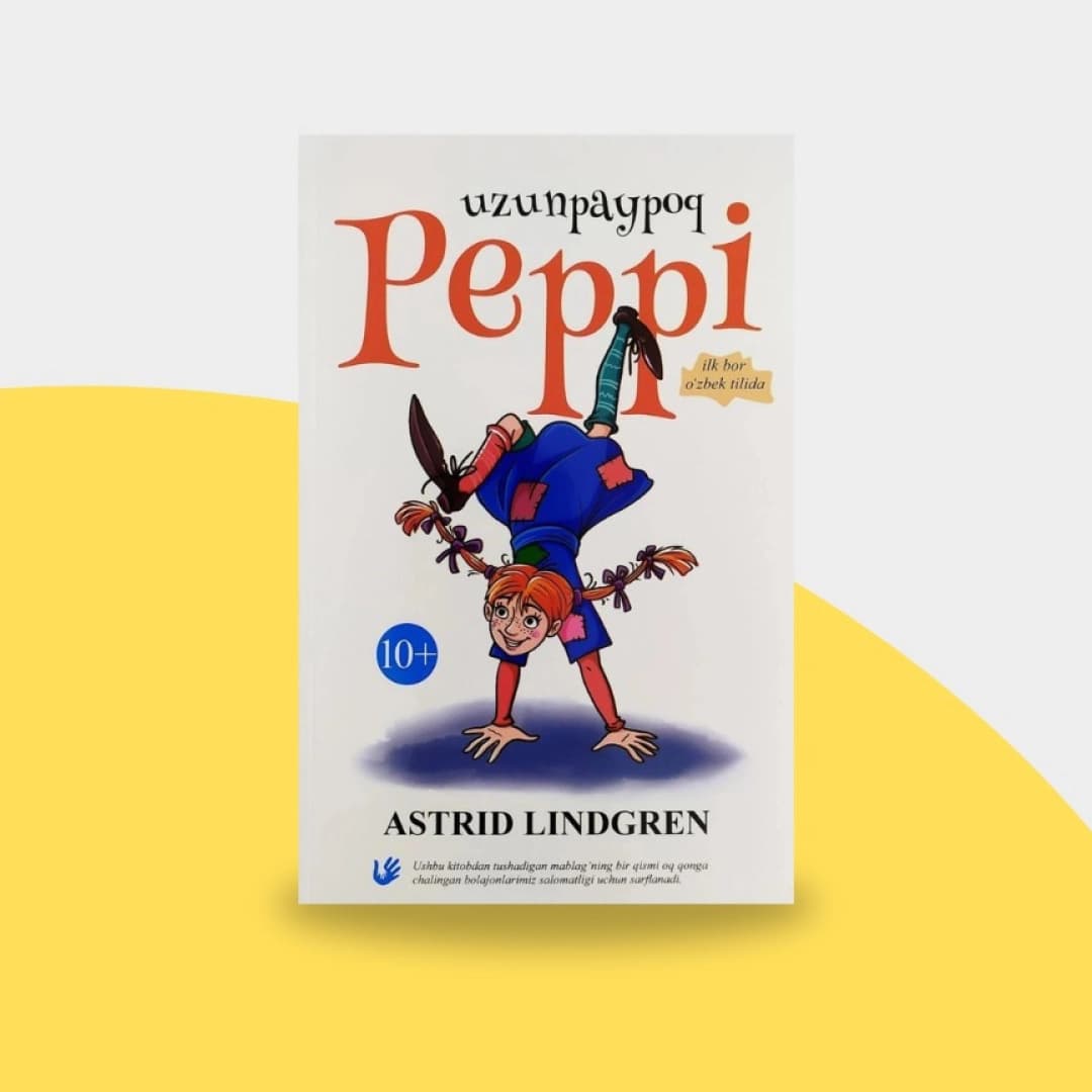 Uzunpaypoq Peppi kitobining muqovasi