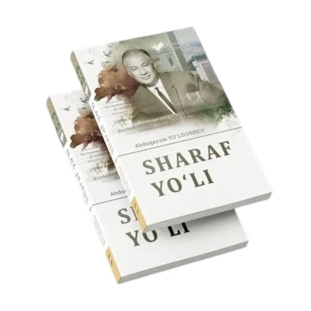 Sharaf yo'li kitobining muqovasi