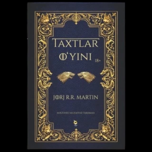 Taxtlar o'yini kitobining muqovasi