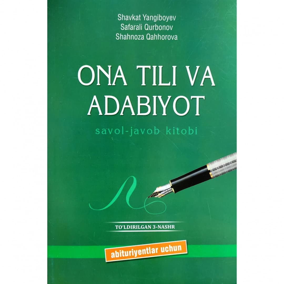 Ona tili va Adabiyot savol javob kitobi