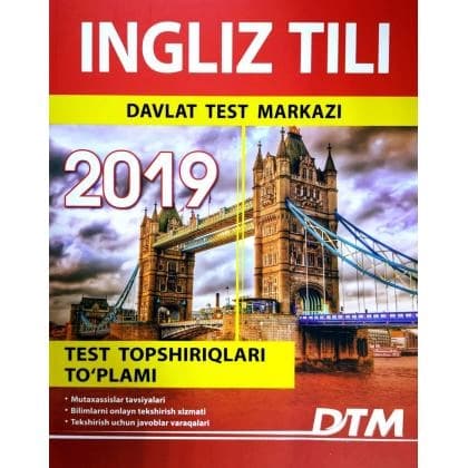 Ingliz tili (2019 yil test topshiriqlari to'plami)