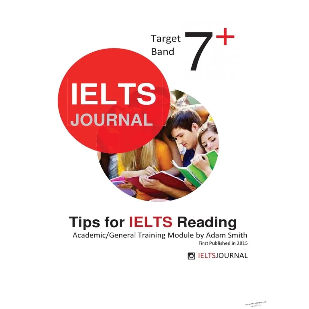 IELTS Journal. Tips for IELTS Reading. Target Band 7+