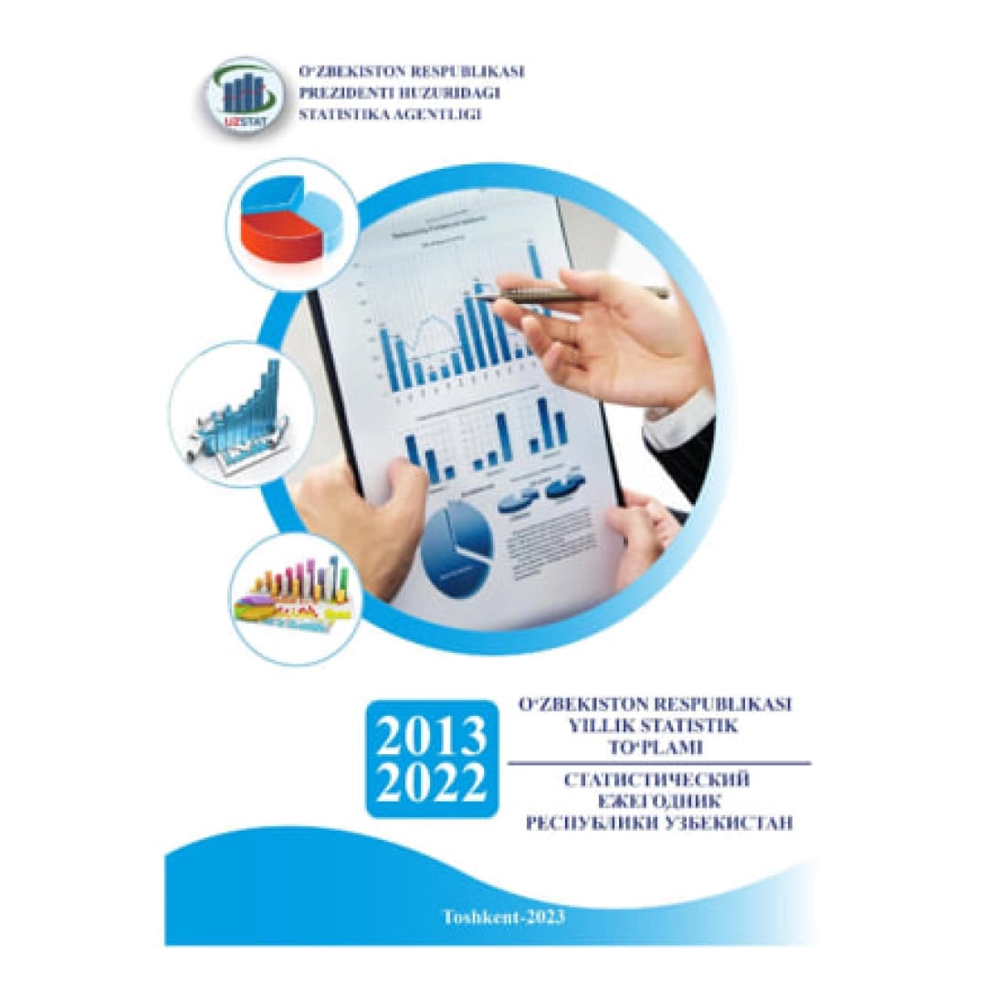 O'zbekiston Respublikasi yillik statistik to'plami (2013-2022)