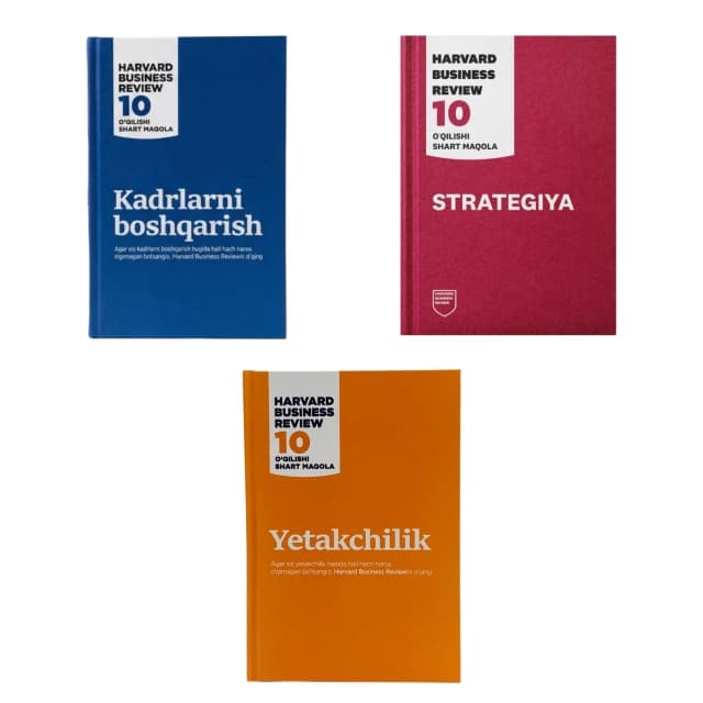 To'plam: Harvard Business Review 10 O'qilishi shart maqola (3 ta kitob) kitobining muqovasi